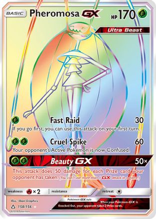Image of Pheromosa GX (Secret Rare) 158  - Holofoil SM  Ultra Prism - Secret Rare