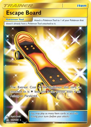 Image of Escape Board (Secret Rare) 167  - Holofoil SM  Ultra Prism - Secret Rare