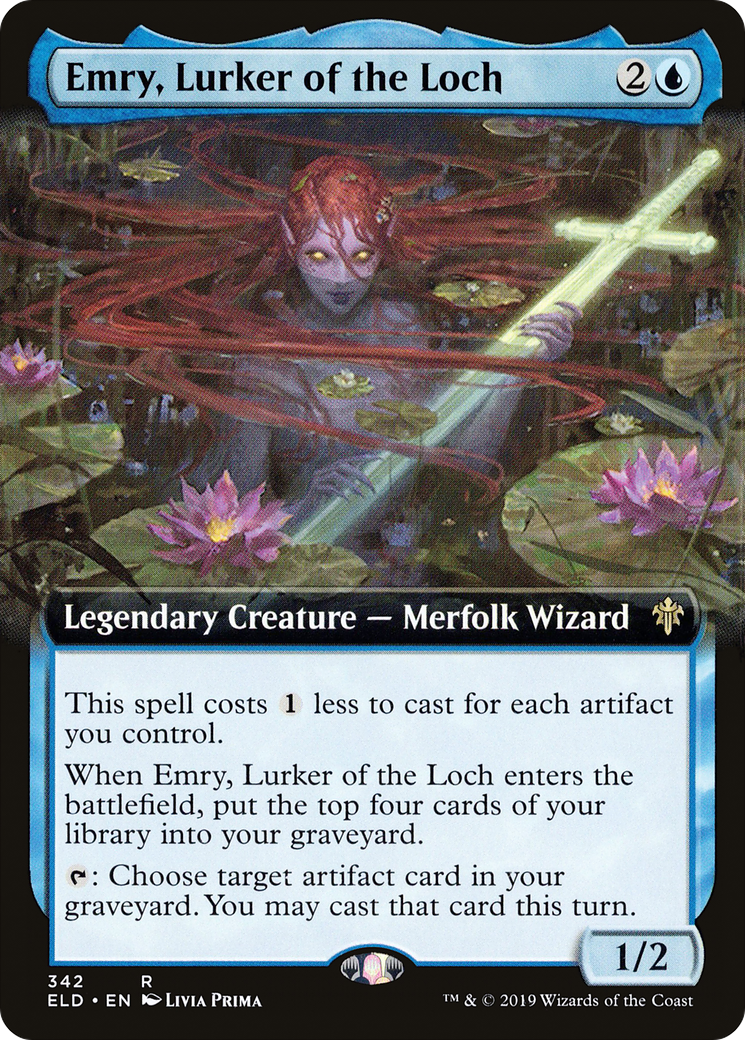 Image of Emry, Lurker of the Loch (Extended Art) (ELD-342) - Throne of Eldraine: (Extended Art)