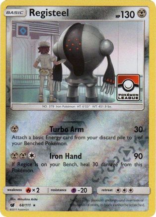Image of Registeel 068/111  - Reverse Holofoil League & Championship Cards - Promo