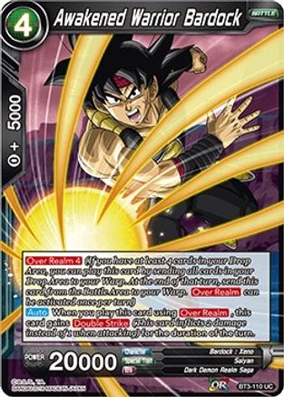 Image of Awakened Warrior Bardock (BT3-110) - Cross Worlds
