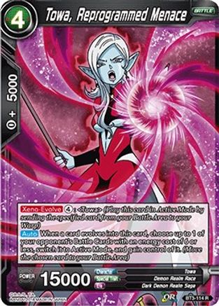Image of Towa, Reprogrammed Menace (BT3-114) - Cross Worlds