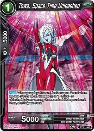 Image of Towa, Space Time Unleashed (BT3-115) - Cross Worlds