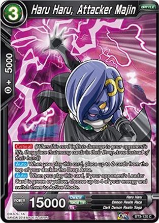 Image of Haru Haru, Attacker Majin (2018) (BT3-120) - Cross Worlds