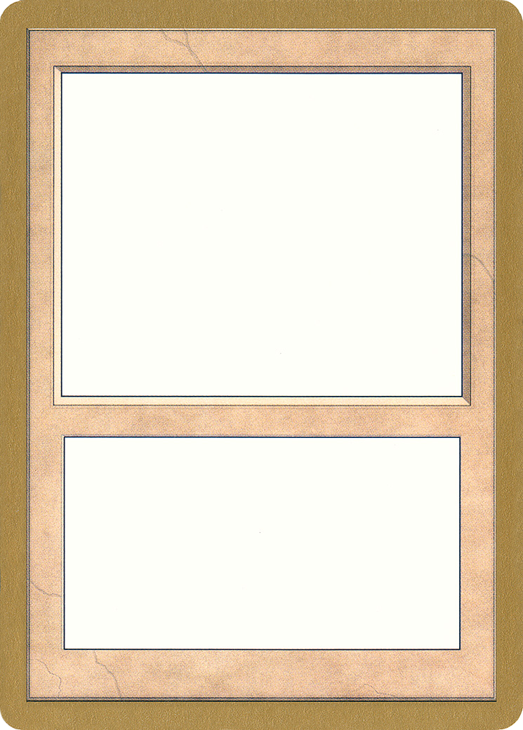 Image of Blank Card (WC99-00B) - World Championship Decks 1999