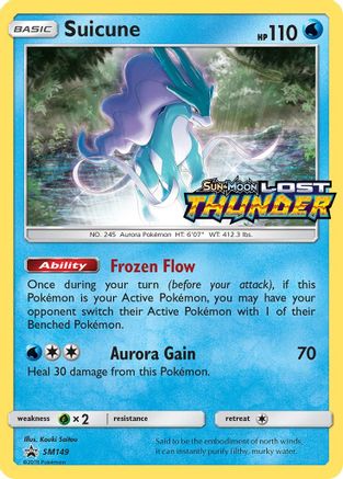 Image of Suicune (Prerelease) SM149  - Holofoil SM Promos - Promo