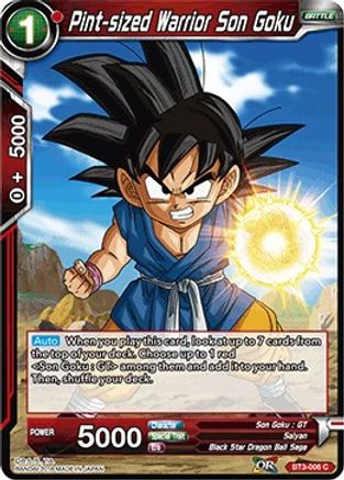 Image of Pint-sized Warrior Son Goku (BT3-006) - Cross Worlds Foil