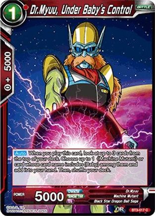 Image of Dr.Myuu, Under Baby's Control (BT3-017) - Cross Worlds Foil