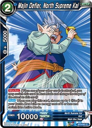 Image of Majin Defier, North Supreme Kai (BT3-041) - Cross Worlds Foil