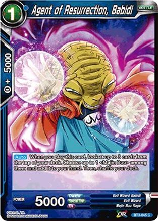 Image of Agent of Resurrection, Babidi (BT3-045) - Cross Worlds