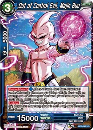 Image of Out of Control Evil, Majin Buu (BT3-048) - Cross Worlds Foil