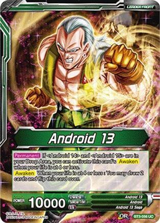 Image of Android 13 // Thirst for Destruction, Android 13 (BT3-056) - Cross Worlds Foil