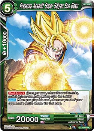 Image of Pressure Assault Super Saiyan Son Goku (BT3-058) - Cross Worlds