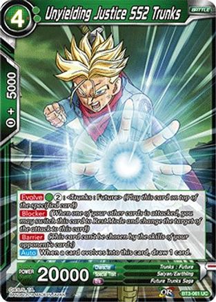 Image of Unyielding Justice SS2 Trunks (BT3-061) - Cross Worlds