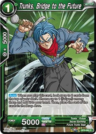 Image of Trunks, Bridge to the Future (2018) (BT3-062) - Cross Worlds Foil