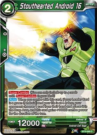 Image of Stouthearted Android 16 (BT3-068) - Cross Worlds