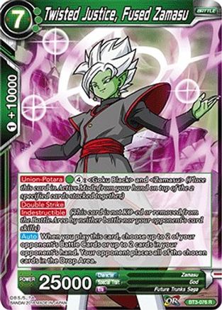 Image of Twisted Justice, Fused Zamasu (BT3-076) - Cross Worlds