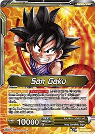 Image of Son Goku // Uncontrollable Great Ape Son Goku (BT3-083) - Cross Worlds Foil