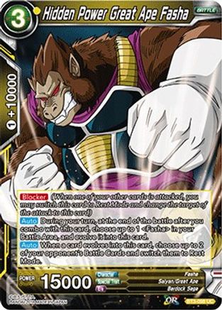 Image of Hidden Power Great Ape Fasha (BT3-098) - Cross Worlds Foil