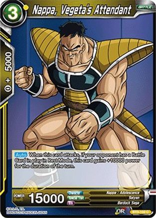 Image of Nappa, Vegeta's Attendant (BT3-102) - Cross Worlds