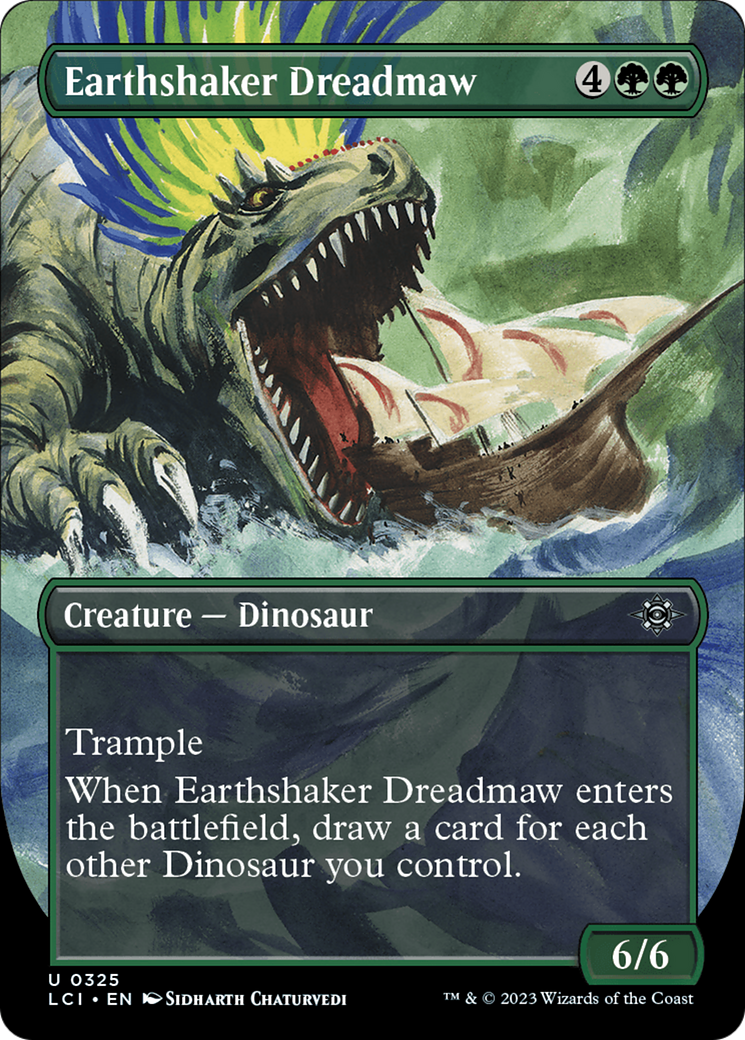 Image of Earthshaker Dreadmaw (Borderless) (LCI-325) - The Lost Caverns of Ixalan (Borderless)