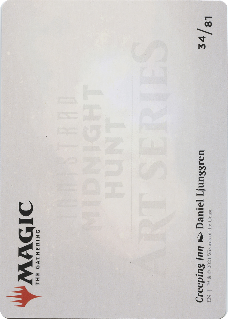 Image of Creeping Inn // Creeping Inn (AMID-034) - Midnight Hunt Art Series (Borderless) Foil
