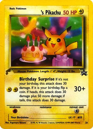 Image of ______'s Pikachu 024  Pikachu World Collection Promos - Promo