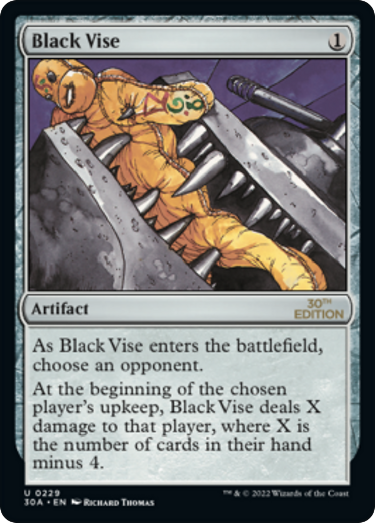 Image of Black Vise (30A-229) - 30th Anniversary Edition