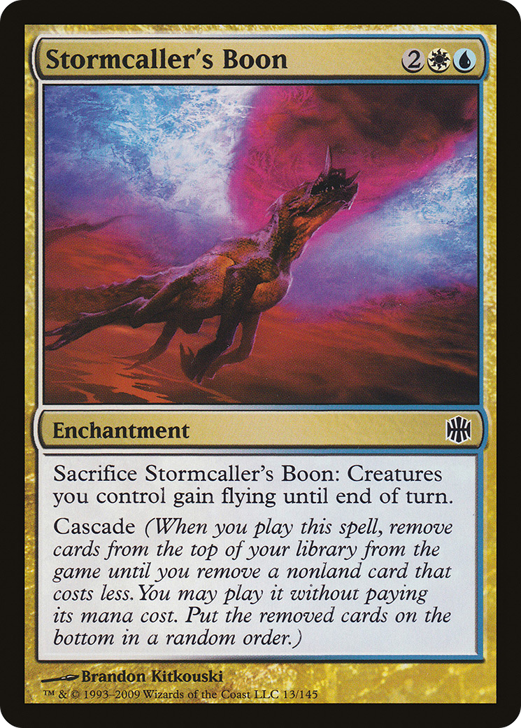 Image of Stormcaller's Boon (ARB-013) - Alara Reborn Foil