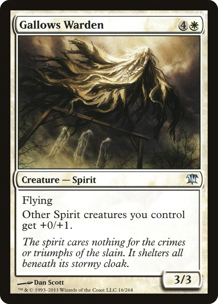 Image of Gallows Warden (ISD-016) - Innistrad Foil