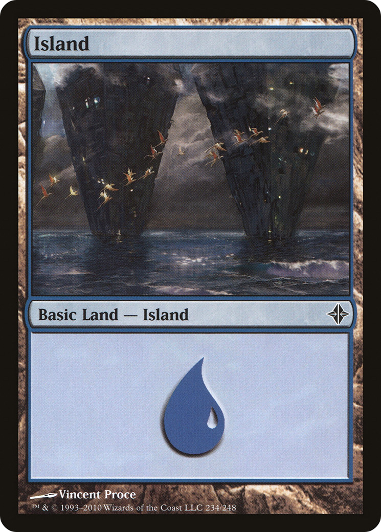 Image of Island (234) (ROE-234) - Rise of the Eldrazi Foil