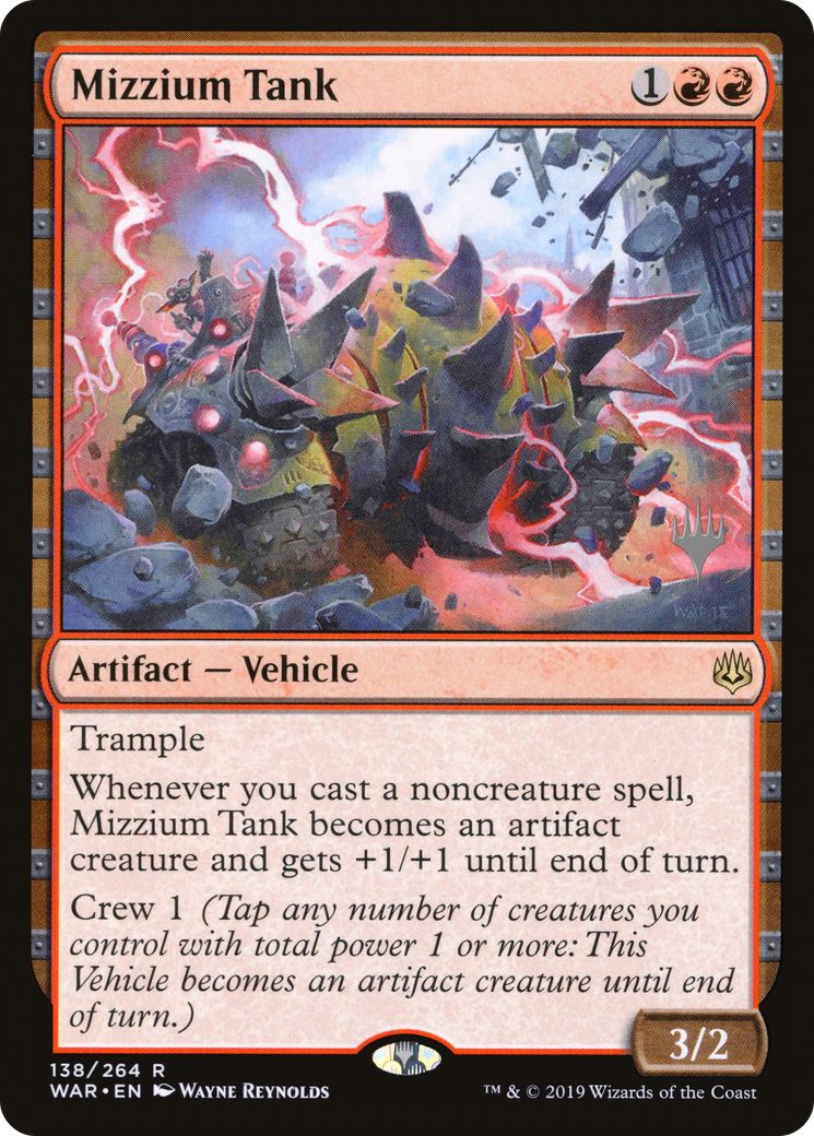 Image of Mizzium Tank (PPELD-138P) - War of the Spark Promos