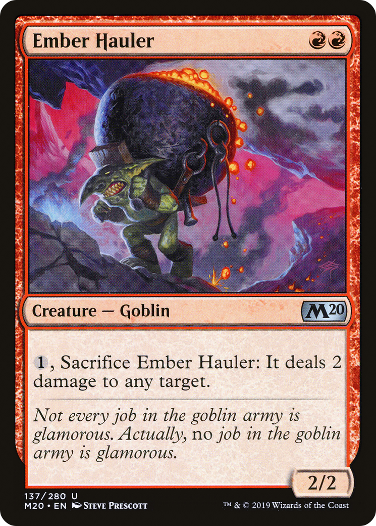 Image of Ember Hauler (M20-137) - Core Set 2020 Foil