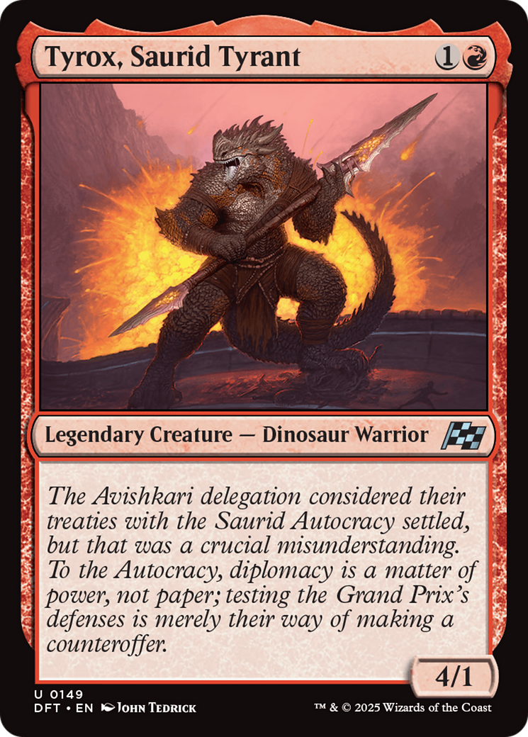 Image of Tyrox, Saurid Tyrant (DFT-149) - Aetherdrift