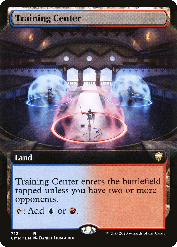 Image of Training Center (Extended Art) (CMR-713) - Commander Legends: (Extended Art) Foil