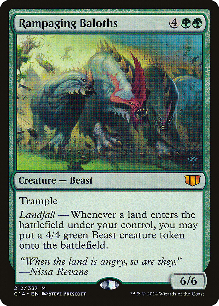 Image of Rampaging Baloths (C14-212) - Commander 2014