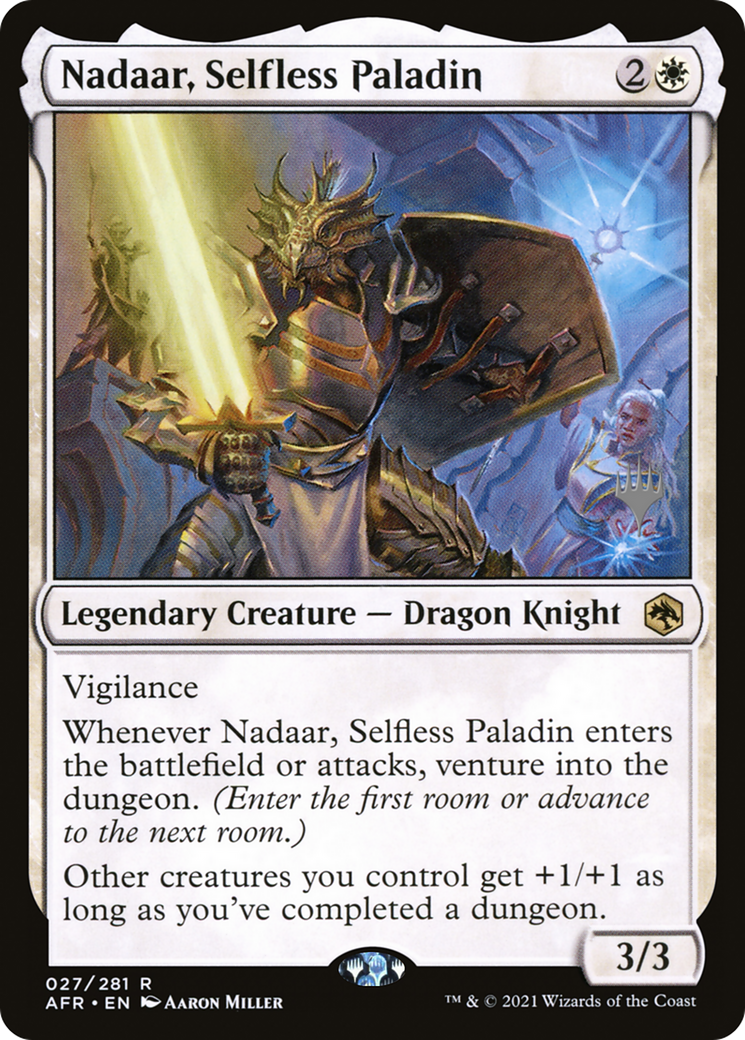 Image of Nadaar, Selfless Paladin (PPAFR-027) - Adventures in the Forgotten Realms Promos
