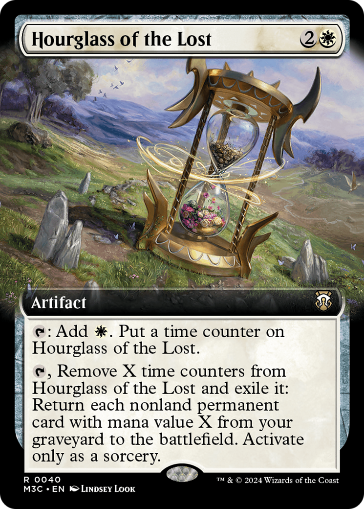 Image of Hourglass of the Lost (Extended Art) (M3C-040) - Modern Horizons 3 Commander: (Extended Art)