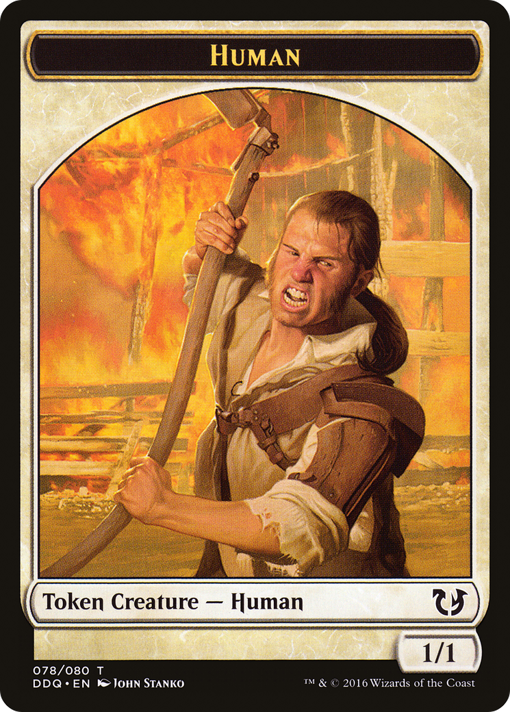Image of Human Token (DDQ-078) - Duel Decks: Blessed vs. Cursed