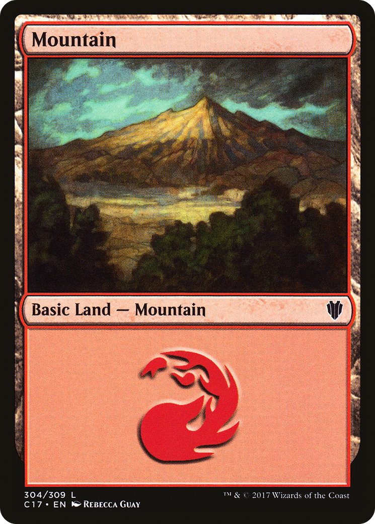 Image of Mountain (304) (C17-304) - Commander 2017