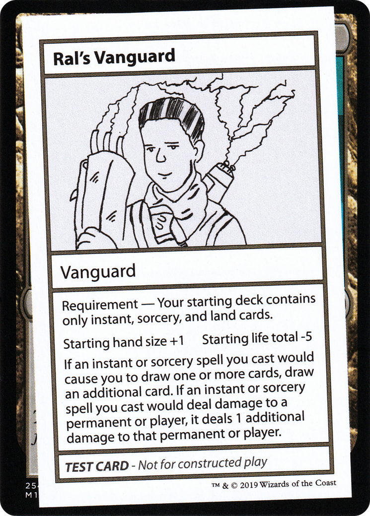Image of Ral's Vanguard (No PW Symbol) (CMB1-) - Mystery Booster Playtest Cards 2021