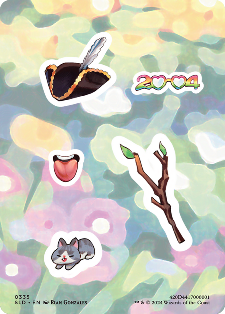 Image of Sticker sheet (SLD-335) - Secret Lair Drop Foil