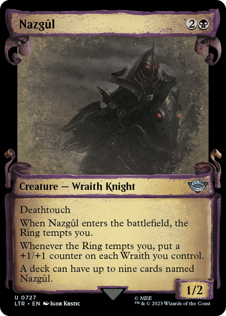 Image of Nazgul (0727) (Showcase Scrolls) (LTR-727) - The Lord of the Rings: Tales of Middle-earth: (Showcase)