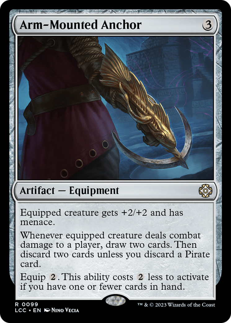 Image of Arm-Mounted Anchor (LCC-099) - The Lost Caverns of Ixalan Commander