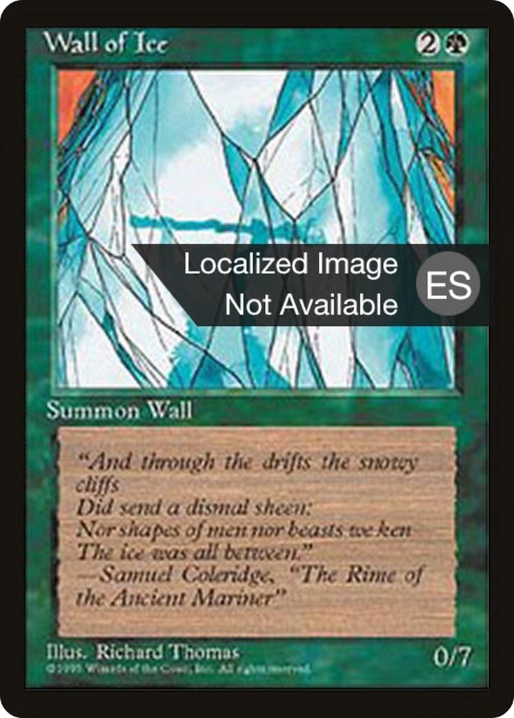 Image of Wall of Ice (4BB-) - Fourth Edition Foreign Black Border