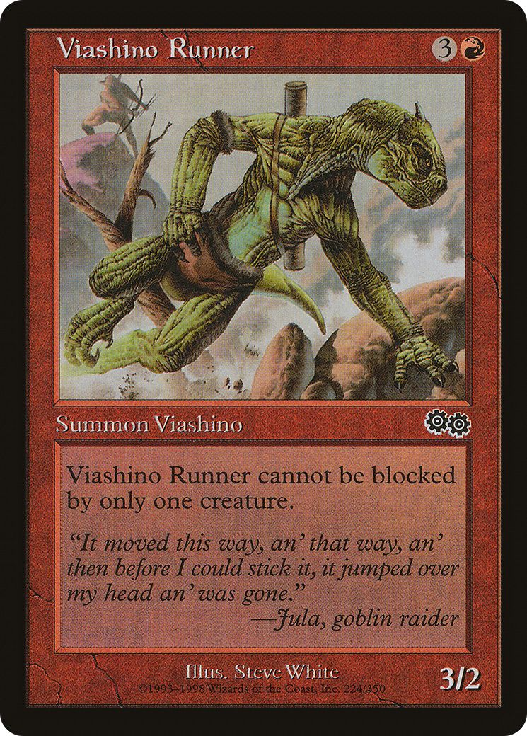 Image of Viashino Runner (USG-224) - Urza's Saga