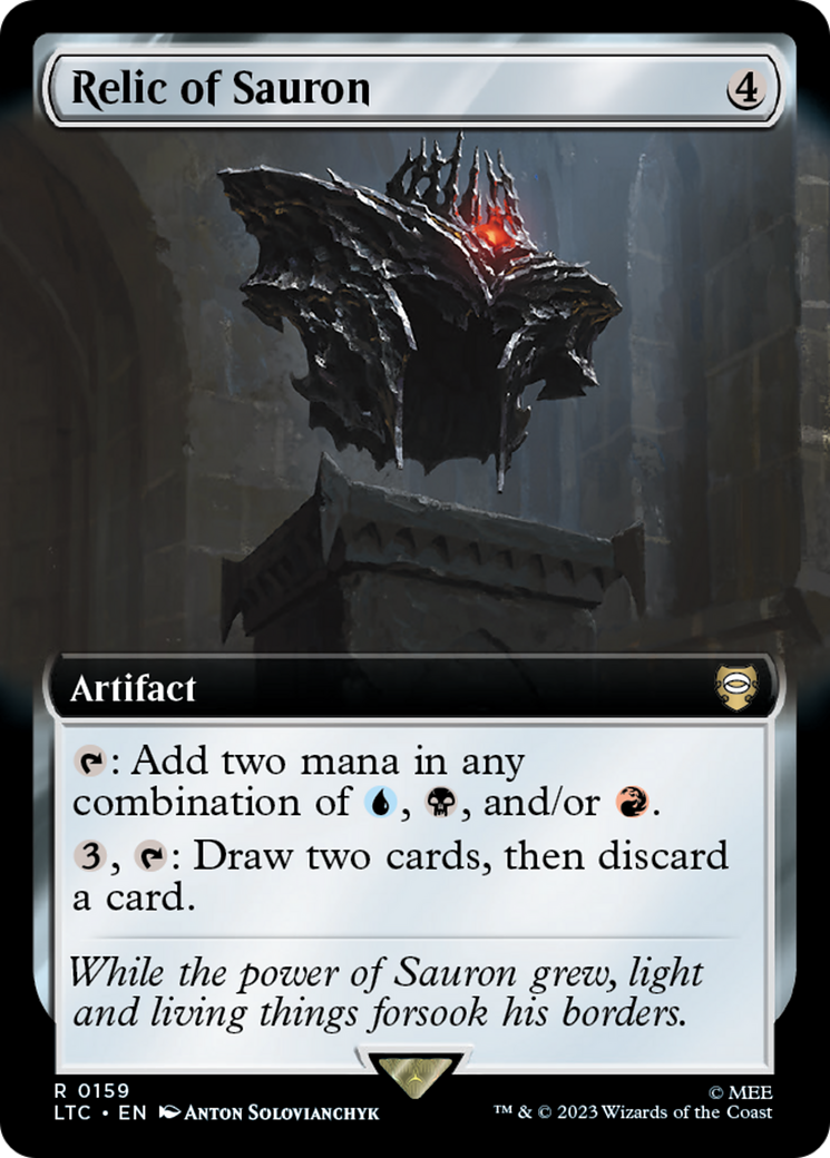 Image of Relic of Sauron (Extended Art) (LTC-159) - Tales of Middle-earth Commander: (Extended Art) Foil