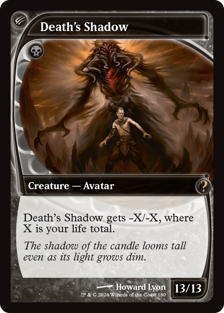 Image of Death's Shadow (Future Sight) (MB2-180) - Mystery Booster 2 Foil