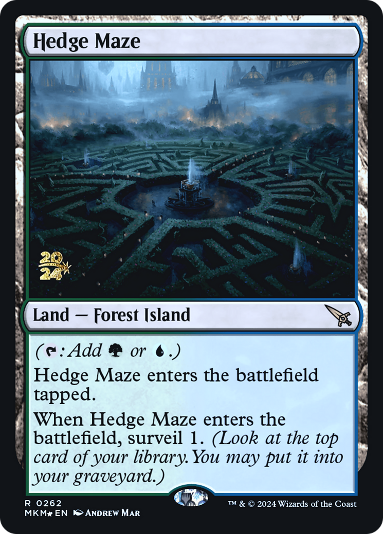 Image of Hedge Maze (PRE-262) - Murders at Karlov Manor Promos Foil