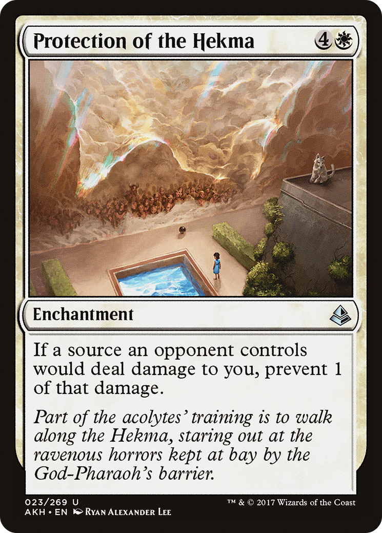 Image of Protection of the Hekma (AKH-023) - Amonkhet